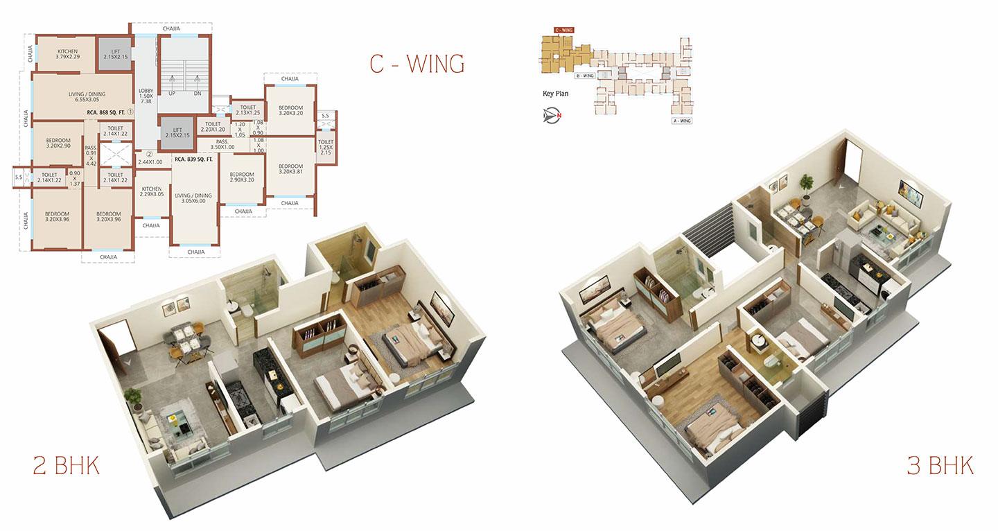 ? Sun Sumit Deepshal: Premium 2 BHK Flats in Borivali West