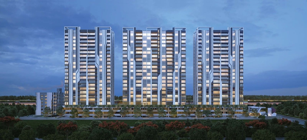Unique Envogue 1 3 BHK 1392 Sq-ft Flat/Apartment for Sale in Mundhwa, Pune