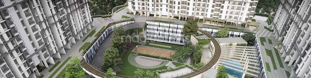 Godrej Emerald Vista 3 BHK 1242 Sq-ft Flat/Apartment for Sale in Ghodbunder Road, Thane