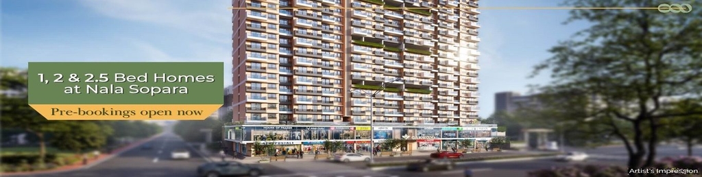 Jeevdani Oakwood Phase 1 1 BHK 527 Sq-ft Flat/Apartment for Sale in Nalasopara West, Mumbai