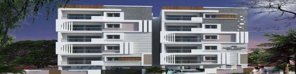 SR ADITH REDDY ENCLAVE 2 BHK 1270 Sq-ft Flat/Apartment for Sale in Ameenpur, Hyderabad